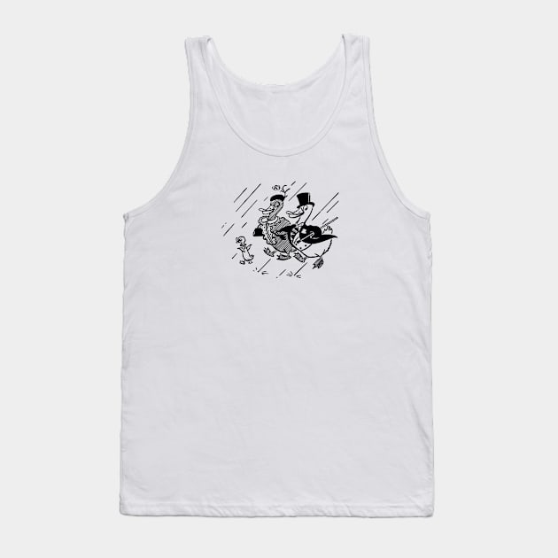 Duck Cartoon Tank Top by linesdesigns